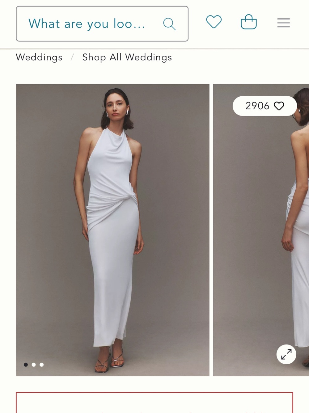 Katie may leyla white gown
